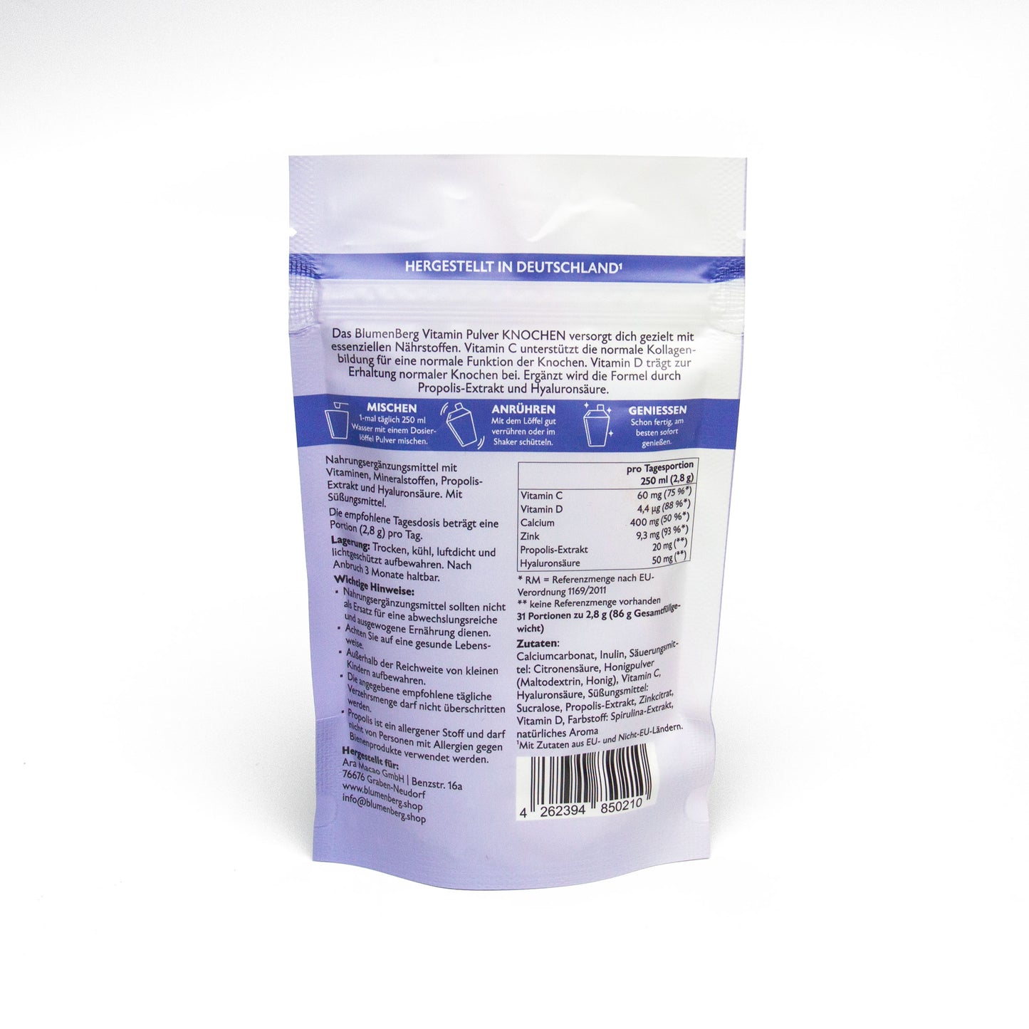 Vitamin Pulver Knochen
