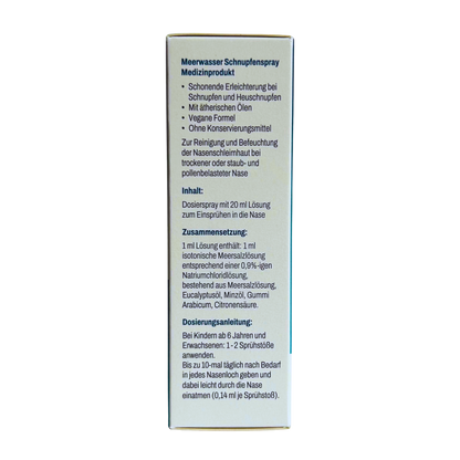 Meerwasser Schnupfenspray